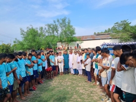 ফুটবল টুর্নামেন্টের সেমিফাইনাল অনুষ্ঠিত